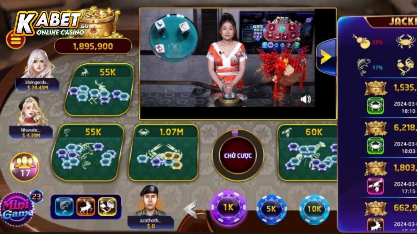 Chia sẻ kinh nghiệm đánh Bầu cua live Kabet cực hay